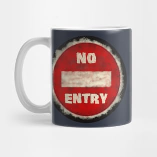 No Entry - Messy Style Mug